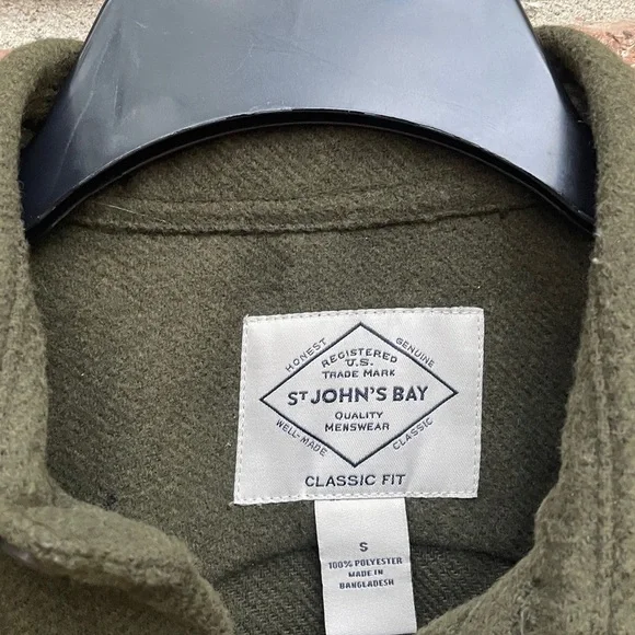 (NEW )ST John’s Bay Men’s Shirt Jacket - Picture 6 of 11